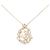 Autre Marque Collana in oro rosa Au750 e diamanti D'oro
