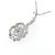 Autre Marque Collana di diamanti PT900 PT850 Argento - vista 4