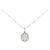 Autre Marque Collana Fiore in Oro Bianco Au750 e Diamanti Argento