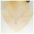 Autre Marque Collana Fiore in Oro Bianco Au750 e Diamanti Argento - vista 6