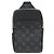Borsa a tracolla Louis Vuitton Taiga Llama Nero