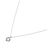 Autre Marque Diamantenhalskette PT900 PT850 Silber - Ansicht 2