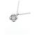 Autre Marque Diamantenhalskette PT900 PT850 Silber - Ansicht 3