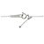 Autre Marque Diamantenhalskette PT900 PT850 Silber - Ansicht 5