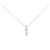 Autre Marque Collar de diamantes Pt900 Pt850 Plata
