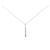 Autre Marque Diamantenhalskette Pt900 Pt850 Silber