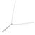 Autre Marque Diamantenhalskette Pt900 Pt850 Silber - Ansicht 2