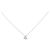 Autre Marque Collar de Pt850 y diamantes Plata