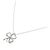 Autre Marque Pt900 Pt850 Clover Diamantenhalskette Silber - Ansicht 2