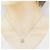Autre Marque Pt900 Pt850 Clover Diamantenhalskette Silber - Ansicht 6