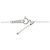 Autre Marque Diamantenhalskette PT900 PT850 Silber - Ansicht 5