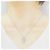 Autre Marque Diamantenhalskette PT900 PT850 Silber - Ansicht 6