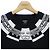 Vestido Cut Hermès Preto e Branco - vista 5