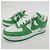 Sneakers Louis Vuitton Nike Air Force1 Low Bianco Verde - vista 3