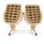 Bottega Veneta 608854VBSS0 Sandali in lambskin Beige - vista 4