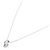 Autre Marque Platinum Diamond Necklace Silvery - view 2