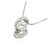 Autre Marque Platinum Diamond Necklace Silvery - view 3