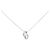 Autre Marque Platinum Diamond Necklace Silvery
