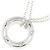 Autre Marque Collar Damiani D Side en oro blanco 750 y diamantes Plata - vista 3