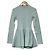 Autre Marque PLST Wholegarment Peplum Pullover Grün