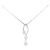 Autre Marque Collana di diamanti PT900 PT850 Argento