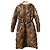 Max Mara THE CUBE Casaco longo de penas com capuz em nylon Marrom