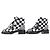 Chanel COCO Mark Sequined Plaid Pattern Tweed Ankle Boots Black - view 2