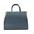Fendi 2Jours Leather Medium Blau - Ansicht 2