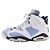Autre Marque Sneakers Nike AIR JORDAN 6 RETRO Synthetic Bianco Blu chiaro - vista 2
