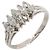 Autre Marque Anello in platino Pt850 e diamanti Argento