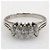 Autre Marque Anello in platino Pt850 e diamanti Argento - vista 4
