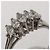 Autre Marque Anello in platino Pt850 e diamanti Argento - vista 5