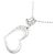 Autre Marque Collar de oro blanco Au750 y diamantes Plata - vista 4