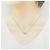 Autre Marque Platin-Diamant-Halskette Silber - Ansicht 6