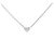 Autre Marque Collar de diamantes Pt900 Pt850 Plata