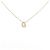 Autre Marque Au750 Herz-Diamant-Halskette Golden