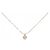 Autre Marque Collana K10 Pink Gold Diamond Rosa