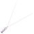 Autre Marque Platin-Saphir-Halskette Pt900 Silber - Ansicht 2