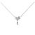 Autre Marque Collana di diamanti Pt900 Pt850 Argento