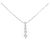 Autre Marque Collar de diamantes Pt900 Pt850 Plata