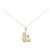 Autre Marque Au750 Katzen-Diamantcollier Golden