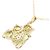 Autre Marque Au750 Katzen-Diamantcollier Golden - Ansicht 4