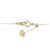 Autre Marque Au750 Katzen-Diamantcollier Golden - Ansicht 5