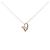 Autre Marque K10 Pink Gold Diamantenhalskette
