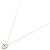 Autre Marque K10 Pink Gold Diamantenhalskette - Ansicht 2