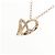 Autre Marque K10 Pink Gold Diamantenhalskette - Ansicht 3
