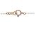 Autre Marque K10 Pink Gold Diamantenhalskette - Ansicht 5
