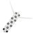 Autre Marque Au750 White Gold Diamond Necklace Silvery - view 3