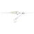 Autre Marque Au750 White Gold Diamond Necklace Silvery - view 5
