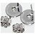 Tiffany & Co. 1837 K18WG Diamond Ohrringe Silber - Ansicht 4